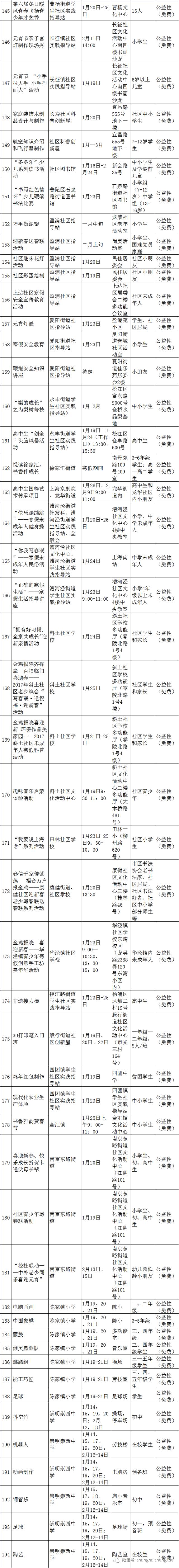 寒假上海近百所学校提供兴趣班 覆盖小初高且全免费