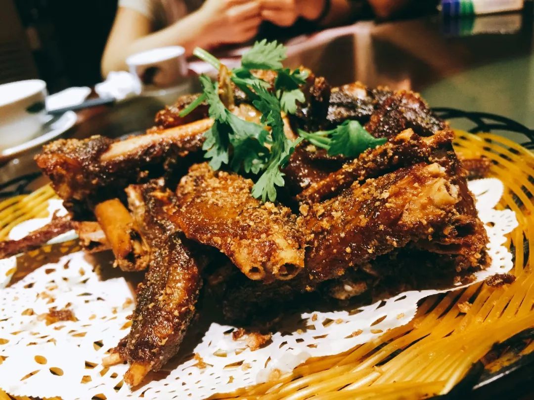 蒜香羊排
