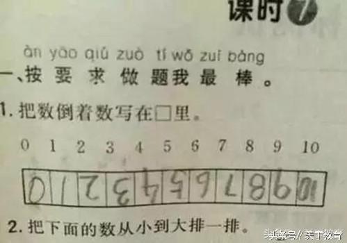 上海热线教育频道--小学生作业里的爆笑答案,老